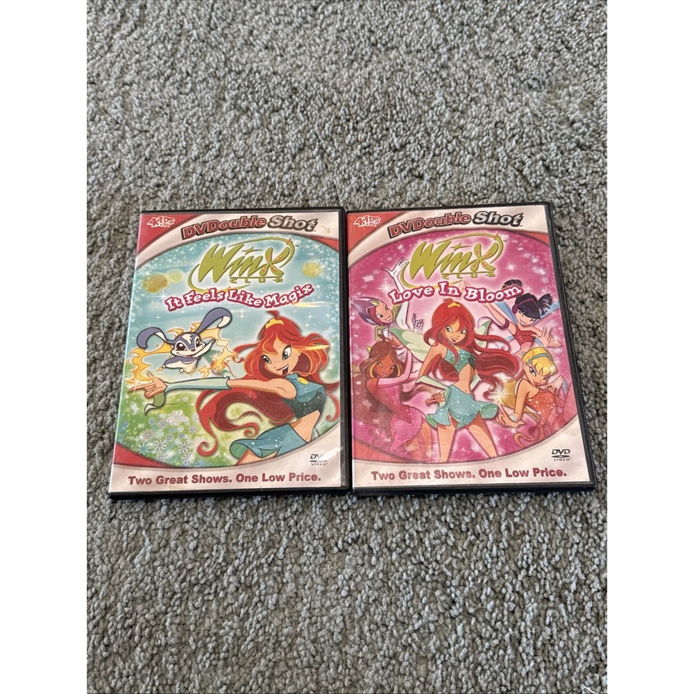 Y2K Winx Club Love in Bloom Tv Show DVD It Feels Like Magix Lot 2